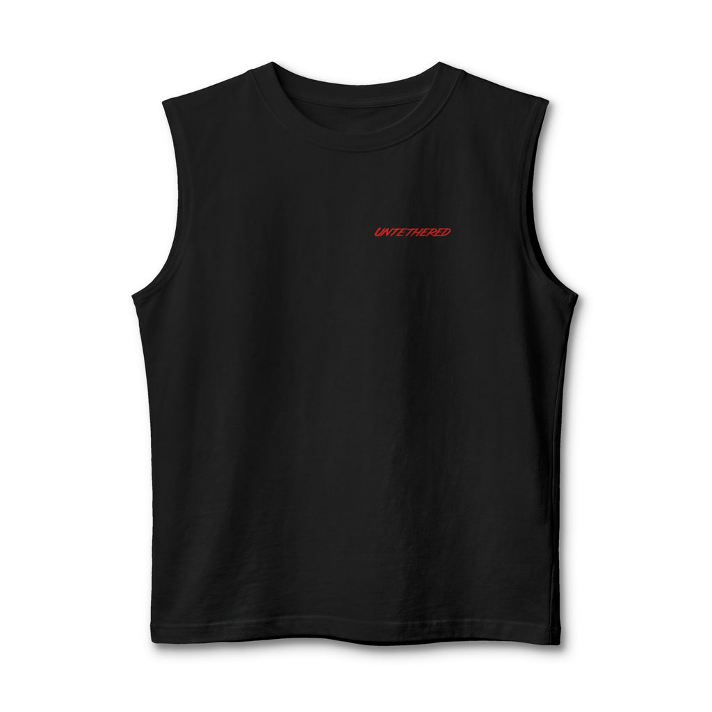 Muscle Tank — Minimal Wing Chest Logo
