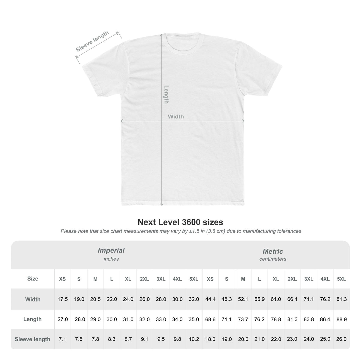 T-Shirt — 'Untethered' Minimalist Chest Tee