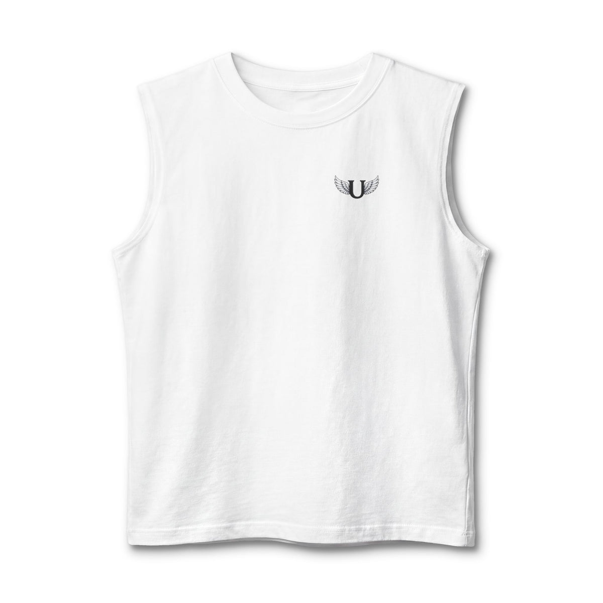 Muscle Tank — Minimal Wing Chest Logo
