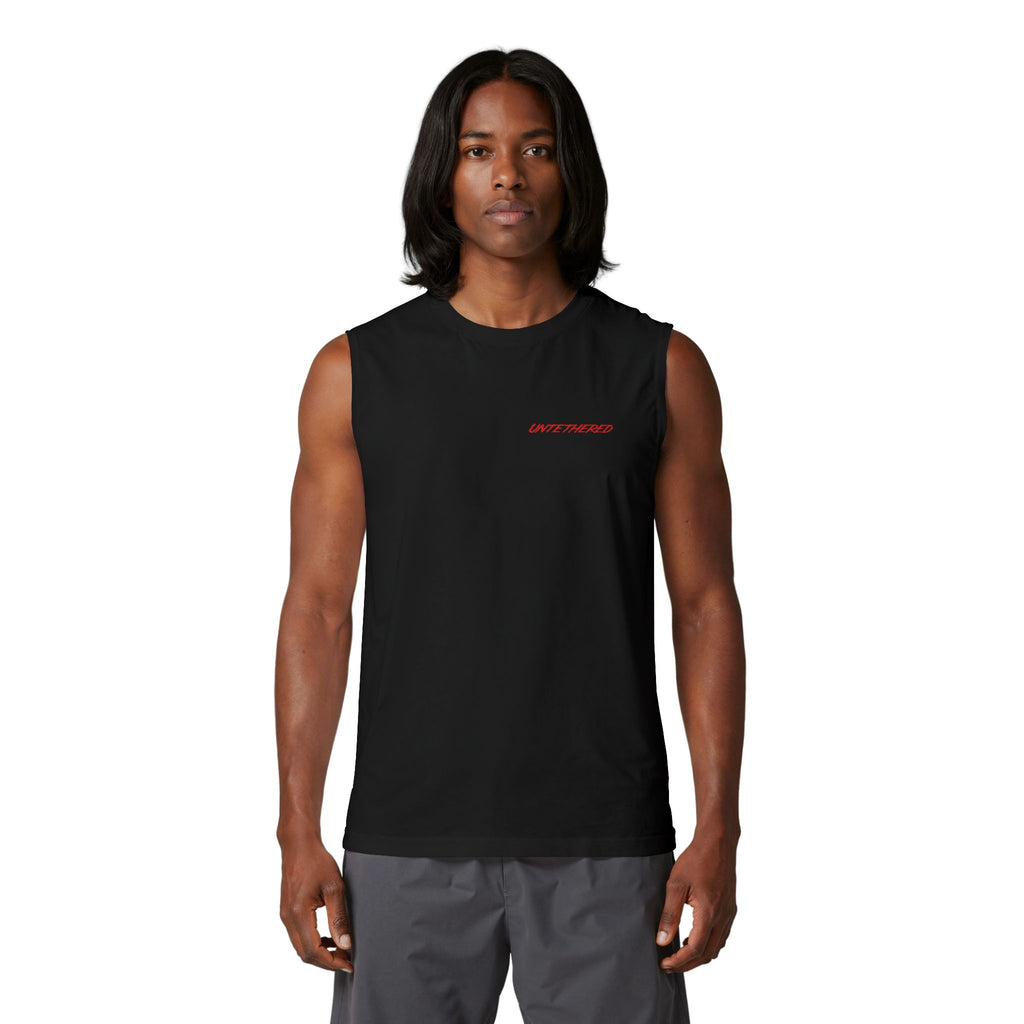 Muscle Tank — Minimal Wing Chest Logo
